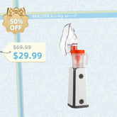 🎉UKKITEK Portable Nebulizer for Adults and Kids Compressor Nebulizer Machine with 1 Set of Kits for Home Travel Mesh Nebulizer for Use Effectively