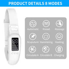 🎉UKKITEK Double Chin Machine, V Face Beauty Device for Woman 8 Modes and 15 Intensity Levels Electric Double Chin Device, Smart Double Chin Face Device with Magnetic Massage