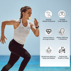 🎉UKKITEK Portable Muscle Trainer, Exercise Trainer with Resistance Adjustable, Breathe Trainer with Two Types Blowing Nozzles