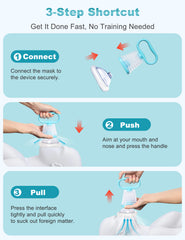 🎉UKKITEK Anti Choking Device/ Choking Rescue Device is a non-invasive rescue suction device that delivers effective suction-based airway clearance in an emergency of airway obstruction