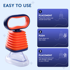 🎉UKKITEK Anti Choking Device/ Choking Rescue Device is a non-invasive rescue suction device that delivers effective suction-based airway clearance in an emergency of airway obstruction