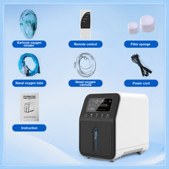 🎉UKKITEK Portable Oxygen Generator,1-9L Adjustable Low Noise oxygen concentrator machine