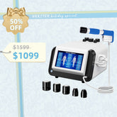 🎉UKKITEK Shockwave Therapy Machine Extracorporeal Shock Wave Therapy Machine Pain Relief for Muscles and Joints, Painless, Non-Invasive No Side Effects, Ideal for Rehab & Gym Home Use