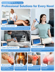🎉UKKITEK Shockwave Therapy Machine Extracorporeal Shock Wave Therapy Machine Pain Relief for Muscles and Joints, Painless, Non-Invasive No Side Effects, Ideal for Rehab & Gym Home Use