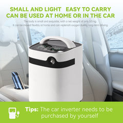 🎉UKKITEK Portable Oxygen Generator, 1-9L Adjustable, Low Noise