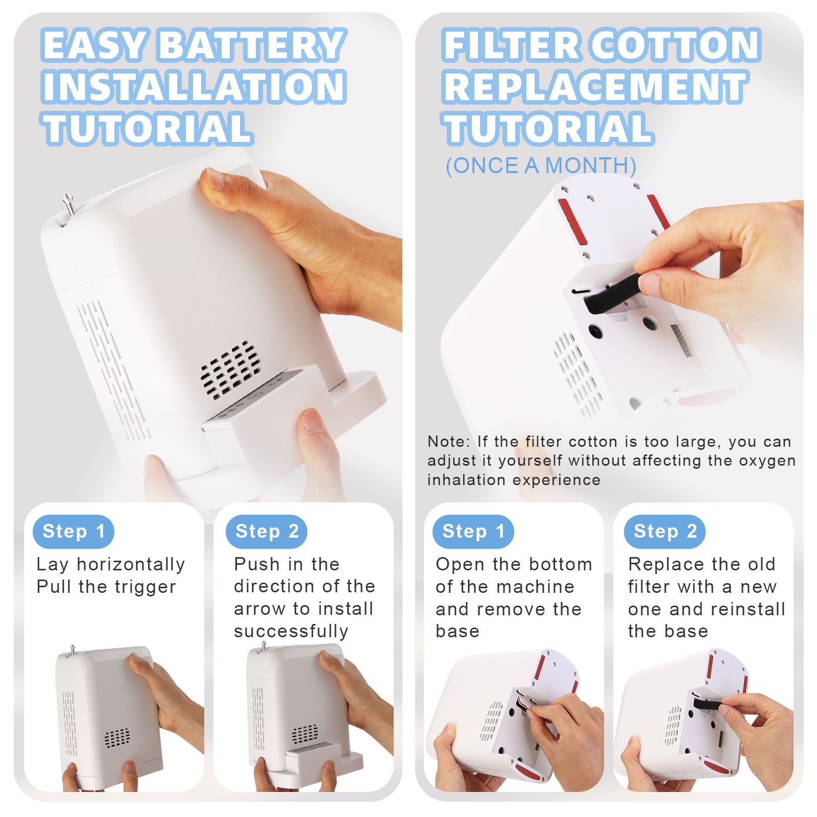 🎉UKKITEK Portable Oxygen Concentrator with Bag 1-7L Adjustable Portable Oxygen Machine 93% with Accessoires Oxygen Concentrator Machine for Travel/Home