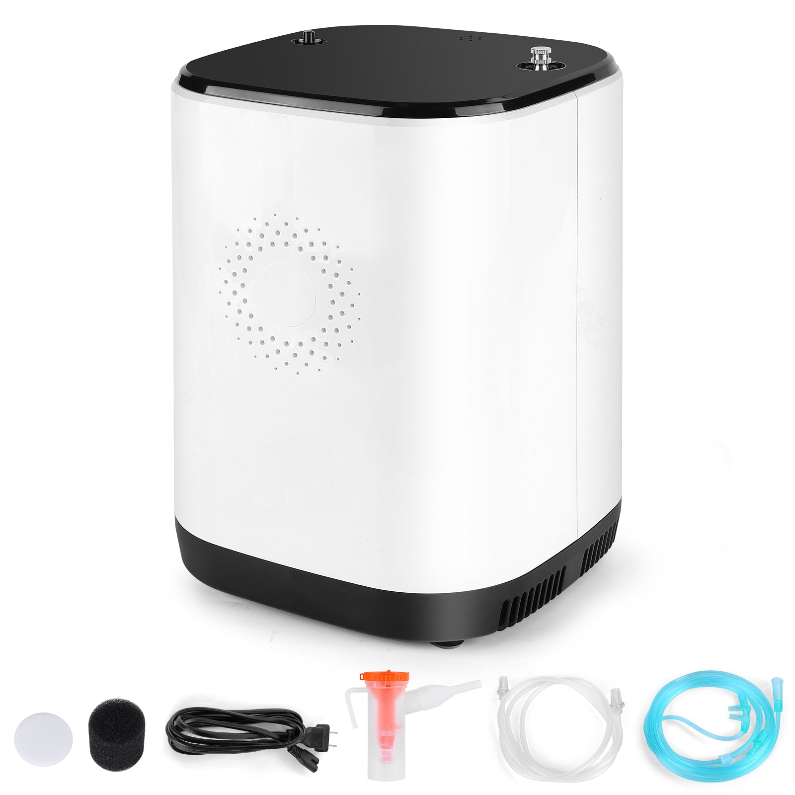 🎉UKKITEK Oxygen Concentrator Machine for Home/Trave,Adjustable 1-9 Liter Portable Oxygen Generator