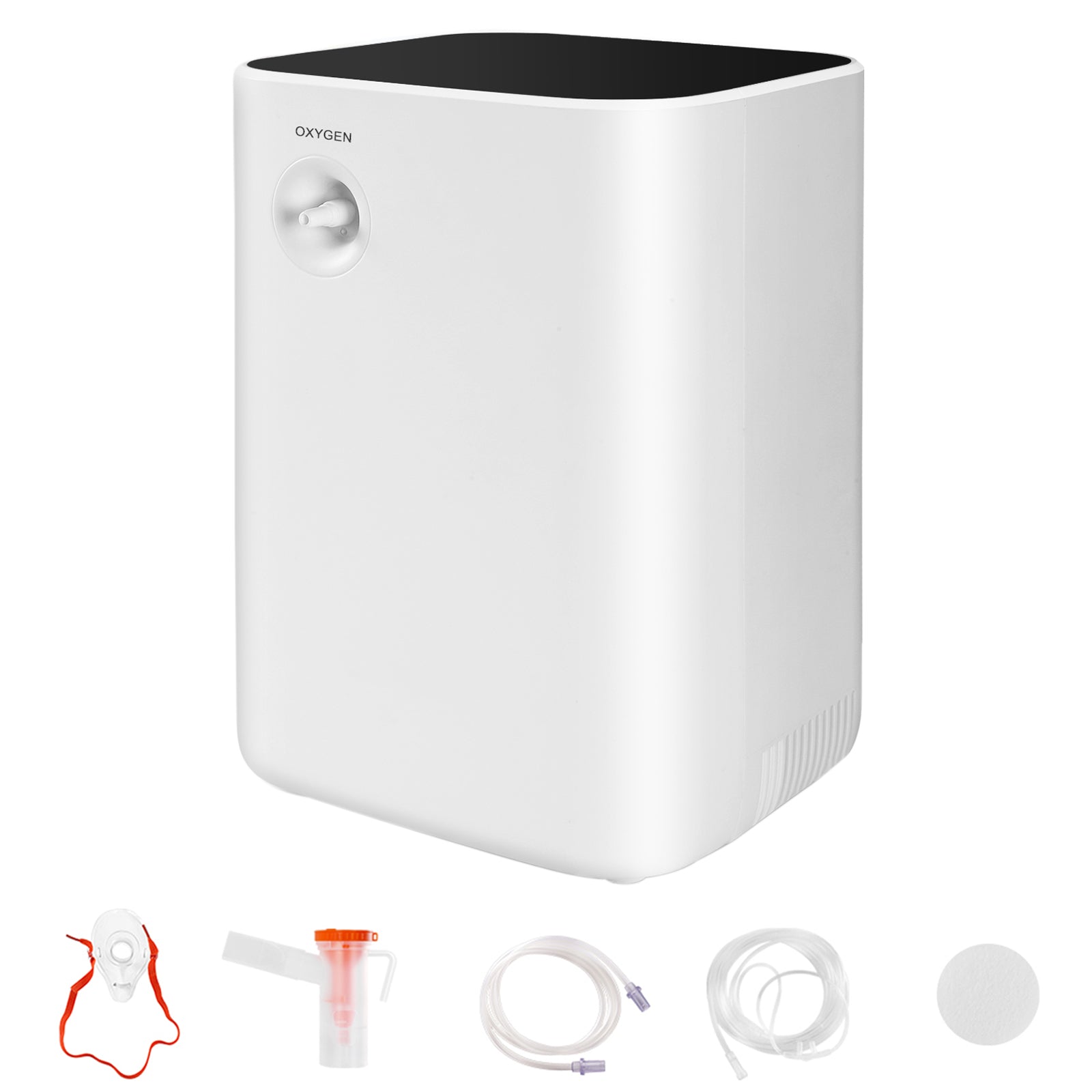 🎉UKKITEK Oxygen Concentrator Machine for Home/Trave,Adjustable 1-7 Liter Portable Oxygen Generator